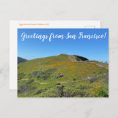 aWorld2Celebrate: Grüße aus San Francisco! Postkarte (Vorne/Hinten)