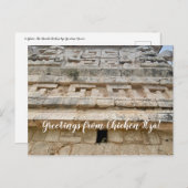 aWorld2Celebrate: Grüße von Chichén Itzá! Po Postkarte (Vorne/Hinten)