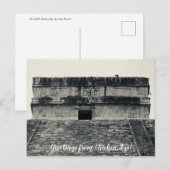 aWorld2Celebrate: Grüße von Chichén Itzá! Pos Postkarte (Vorne/Hinten)