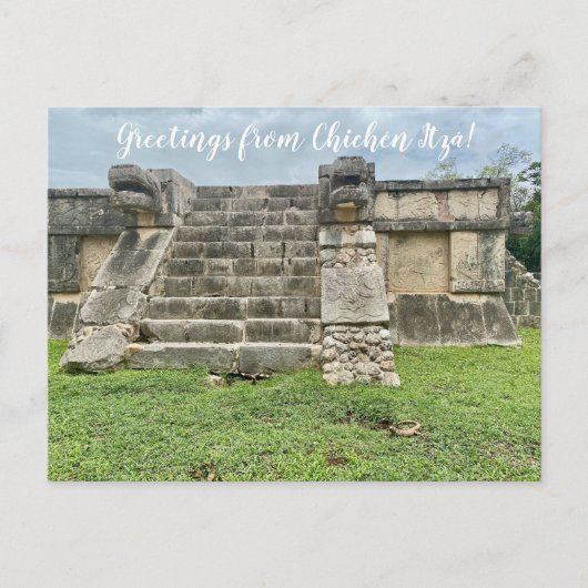 aWorld2Celebrate: Grüße von Chichén Itzá! Pos Postkarte (Vorderseite)