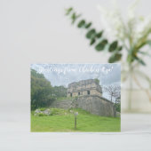 aWorld2Celebrate: Grüße von Chichén Itzá! Postkarte (Stehend Vorderseite)