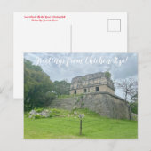 aWorld2Celebrate: Grüße von Chichén Itzá! Postkarte (Vorne/Hinten)