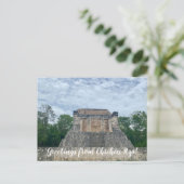 aWorld2Celebrate: Grüße von Chichén Itzá! Postkarte (Stehend Vorderseite)