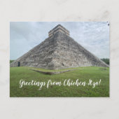 aWorld2Celebrate: Grüße von Chichén Itzá! Postkarte (Vorderseite)