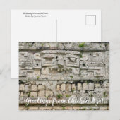 aWorld2Celebrate: Grüße von Chichén Itzá! Postkarte (Vorne/Hinten)
