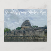 aWorld2Celebrate: Grüße von Chichén Itzá! Postkarte (Vorderseite)