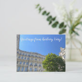 aWorld2Celebrate: Grüße von Karlovy Vary! Postkarte (Stehend Vorderseite)