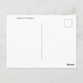 aWorld2Celebrate: Grüße von Pécs! Postkarte (Rückseite)