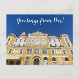aWorld2Celebrate: Grüße von Pécs! Postkarte