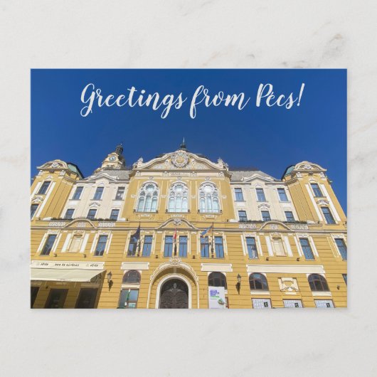 aWorld2Celebrate: Grüße von Pécs! Postkarte (Vorderseite)