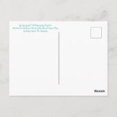 aWorld2Celebrate: Grüße von Pécs! Postkarte (Rückseite)