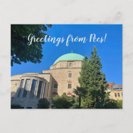 aWorld2Celebrate: Grüße von Pécs! Postkarte