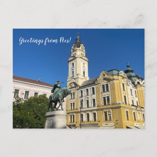 aWorld2Celebrate: Grüße von Pécs! Postkarte (Vorderseite)