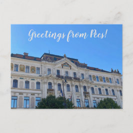 aWorld2Celebrate: Grüße von Pécs! Postkarte