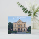 aWorld2Celebrate: Grüße von Pécs! Postkarte (Stehend Vorderseite)