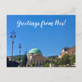 aWorld2Celebrate: Grüße von Pécs! Postkarte