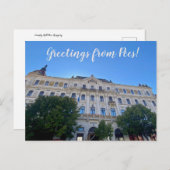 aWorld2Celebrate: Grüße von Pécs! Postkarte (Vorne/Hinten)