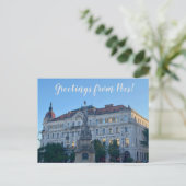 aWorld2Celebrate: Grüße von Pécs! Postkarte (Stehend Vorderseite)