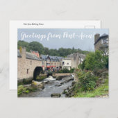 aWorld2Celebrate: Grüße von Pont-Aven! Postkarte (Vorne/Hinten)
