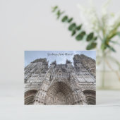 aWorld2Celebrate: Grüße von Rouen! Postkarte (Stehend Vorderseite)