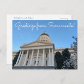 aWorld2Celebrate: Grüße von Sacramento! Postkarte (Vorne/Hinten)