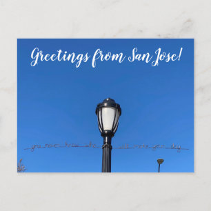 aWorld2Celebrate: Grüße von San Jose! Postkarte
