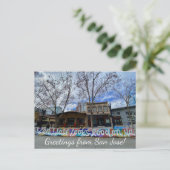 aWorld2Celebrate: Grüße von San Jose! Postkarte (Stehend Vorderseite)