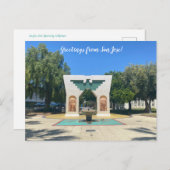 aWorld2Celebrate: Grüße von San Jose! Postkarte (Vorne/Hinten)