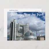 aWorld2Celebrate: Grüße von San Jose! \ Postkarte (Vorne/Hinten)