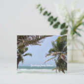 aWorld2Celebrate: Grüße von Tulum! Postkarte (Stehend Vorderseite)
