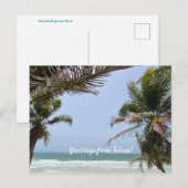 aWorld2Celebrate: Grüße von Tulum! Postkarte (Vorne/Hinten)