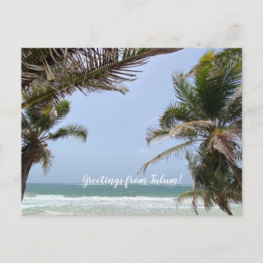 aWorld2Celebrate: Grüße von Tulum! Postkarte (Vorderseite)