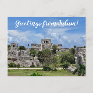 aWorld2Celebrate: Grüße von Tulum! Postkarte