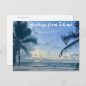aWorld2Celebrate: Grüße von Tulum! Postkarte (Vorne/Hinten)