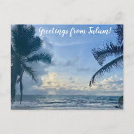 aWorld2Celebrate: Grüße von Tulum! Postkarte