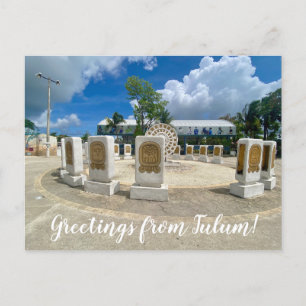 aWorld2Celebrate: Grüße von Tulum! Postkarte
