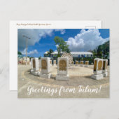 aWorld2Celebrate: Grüße von Tulum! Postkarte (Vorne/Hinten)