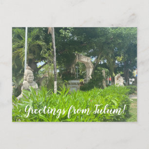 aWorld2Celebrate: Grüße von Tulum! Postkarte