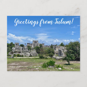 aWorld2Celebrate: Grüße von Tulum! Postkarte