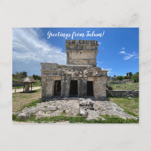 aWorld2Celebrate: Grüße von Tulum! Postkarte