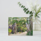 aWorld2Celebrate: Grüße von Tulum! Postkarte (Stehend Vorderseite)