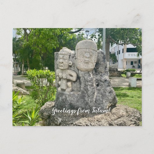 aWorld2Celebrate: Grüße von Tulum! Postkarte (Vorderseite)
