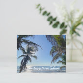 aWorld2Celebrate: Grüße von Tulum! Postkarte (Stehend Vorderseite)