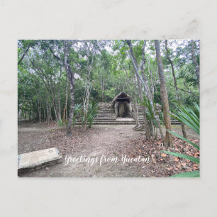 aWorld2Celebrate: Grüße von Yucatán! Postkarte