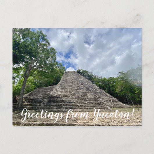 aWorld2Celebrate: Grüße von Yucatán! Postkarte (Vorderseite)