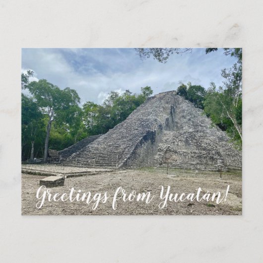 aWorld2Celebrate: Grüße von Yucatán! Postkarte (Vorderseite)