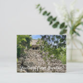 aWorld2Celebrate: Grüße von Yucatán! Postkarte (Stehend Vorderseite)