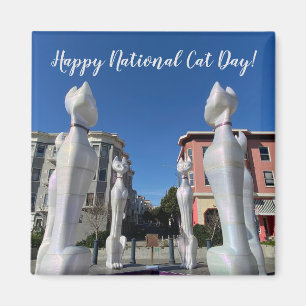aWorld2Celebrate: Happy National Cat Day! Magnet