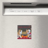 aWorld2Celebrate: Happy Tiger Year! Magnet (In Situ (Geschirrspüler))