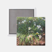 aWorld2Celebrate: Iris Day Magnet (Vorderseite/Rückseite)